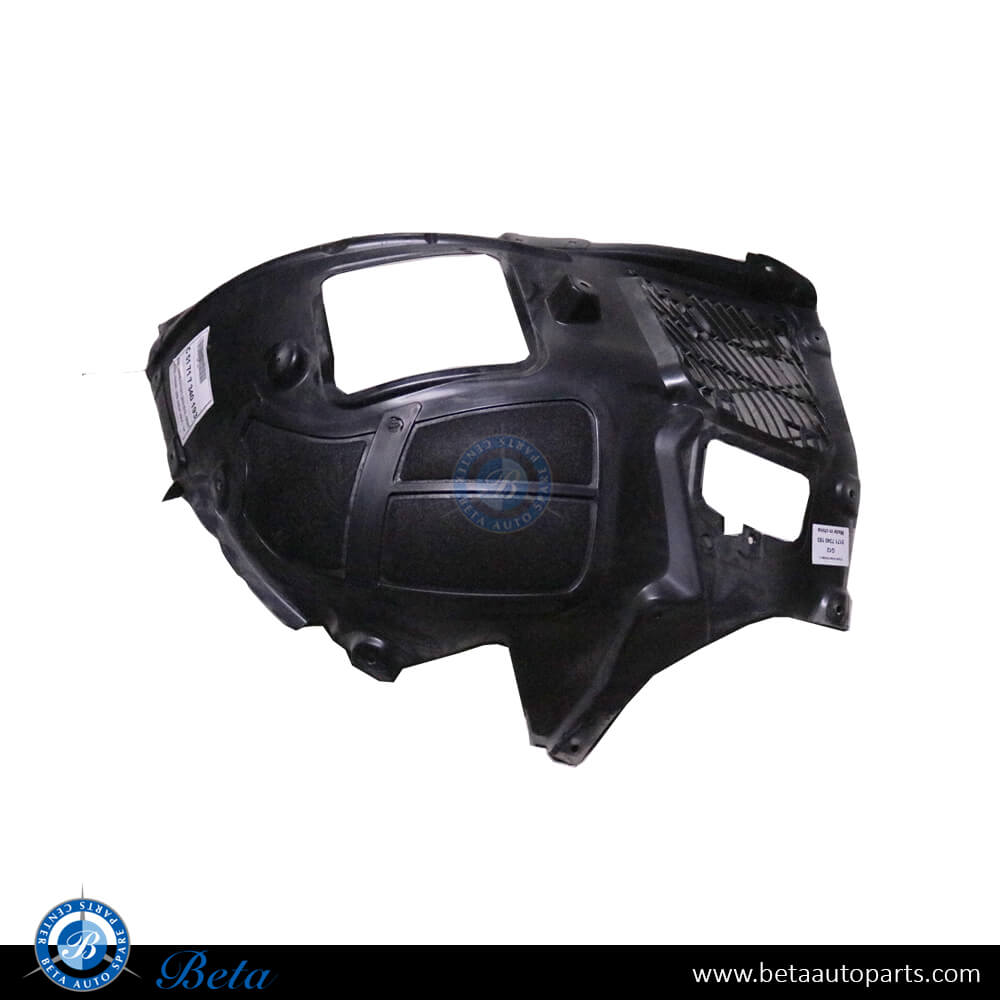 Left Side Front Wheel Fender Liner - Front Half for BMW 7 Series G11/G12 2016-2019 models, Part Number 51717340193 Left Side Front Wheel Fender Liner - Front Half for BMW 7 Series G11/G12 2016-2019 models, Part Number 51717340193